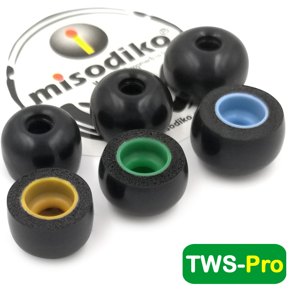 Wireless Earbuds Tws - Misodiko TWS-Pro Speicher Schaum Ohr Tipps