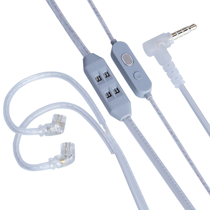 Wired Earphone Mic - Vorbestellung des KZ T8-In-Ear-Monitorkabels, elektronisches 8-stufiges