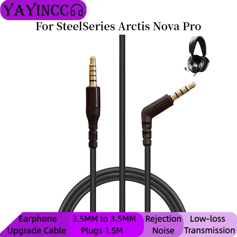 Cable Extension 3.5 - YAYINCC 3,5-mm-auf-3,5-mm-Stecker OFC Ersatz-Aux-3,5-mm-Kabel Verlängerungs-Audiokabel für
