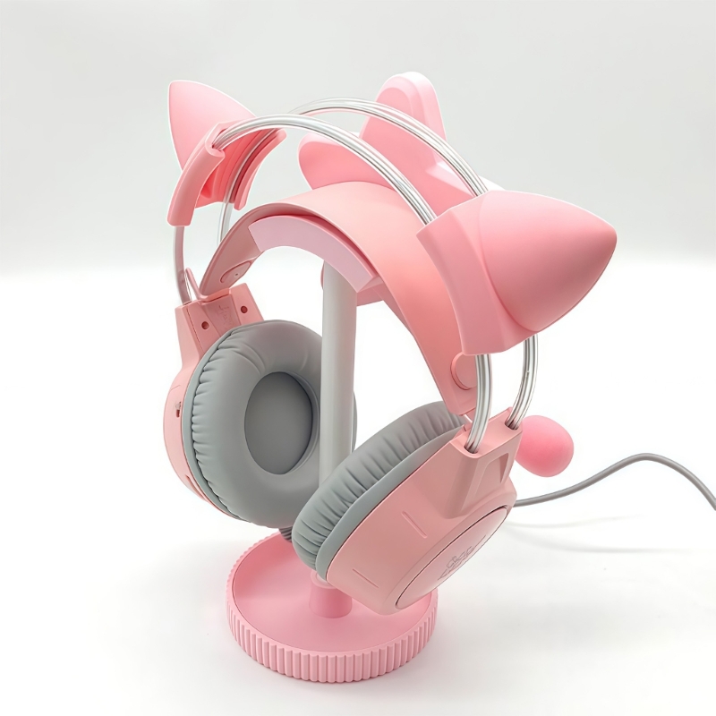 Headphone Stand Desk - Kopfhörer-Aufbewahrungsständer für Schreibtische mit sternförmiger Anzeige,