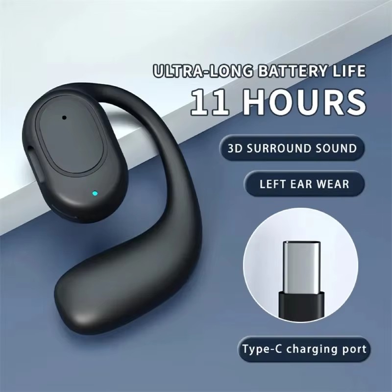 Noise Cancelling Headphone - Kabellose Kopfhörer Bluetooth-Headset mit Mikrofon Knochenleitungs-Freisprecheinrichtung