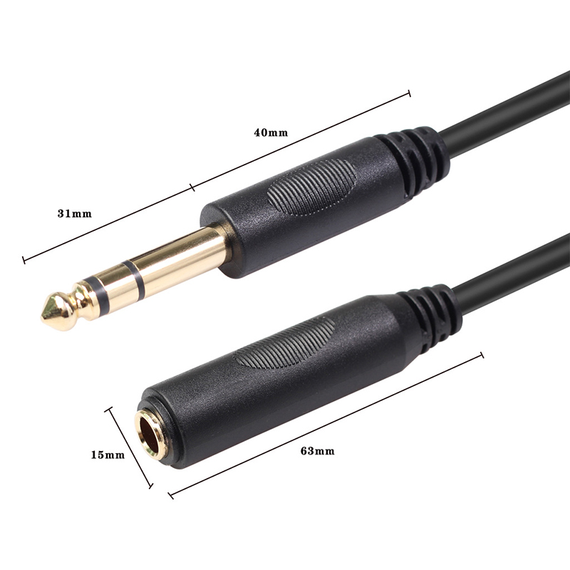 1,8 m 3 m 4,5 m 6 m Stereo 1/4 – Wired Earphone Mic Bewertung und Preis